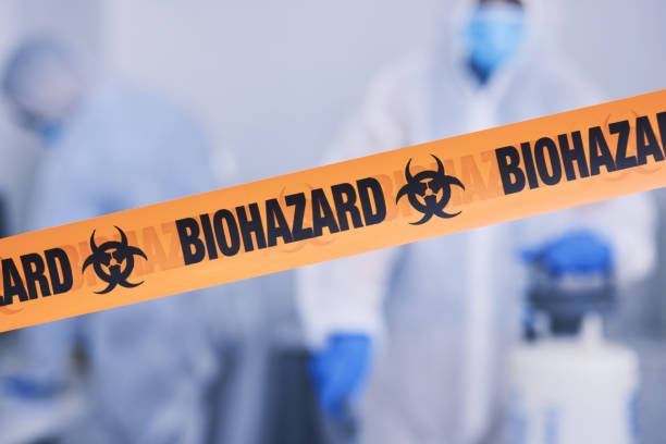 Professional Biohazard Cleanup technician working in Peachtree City, GA